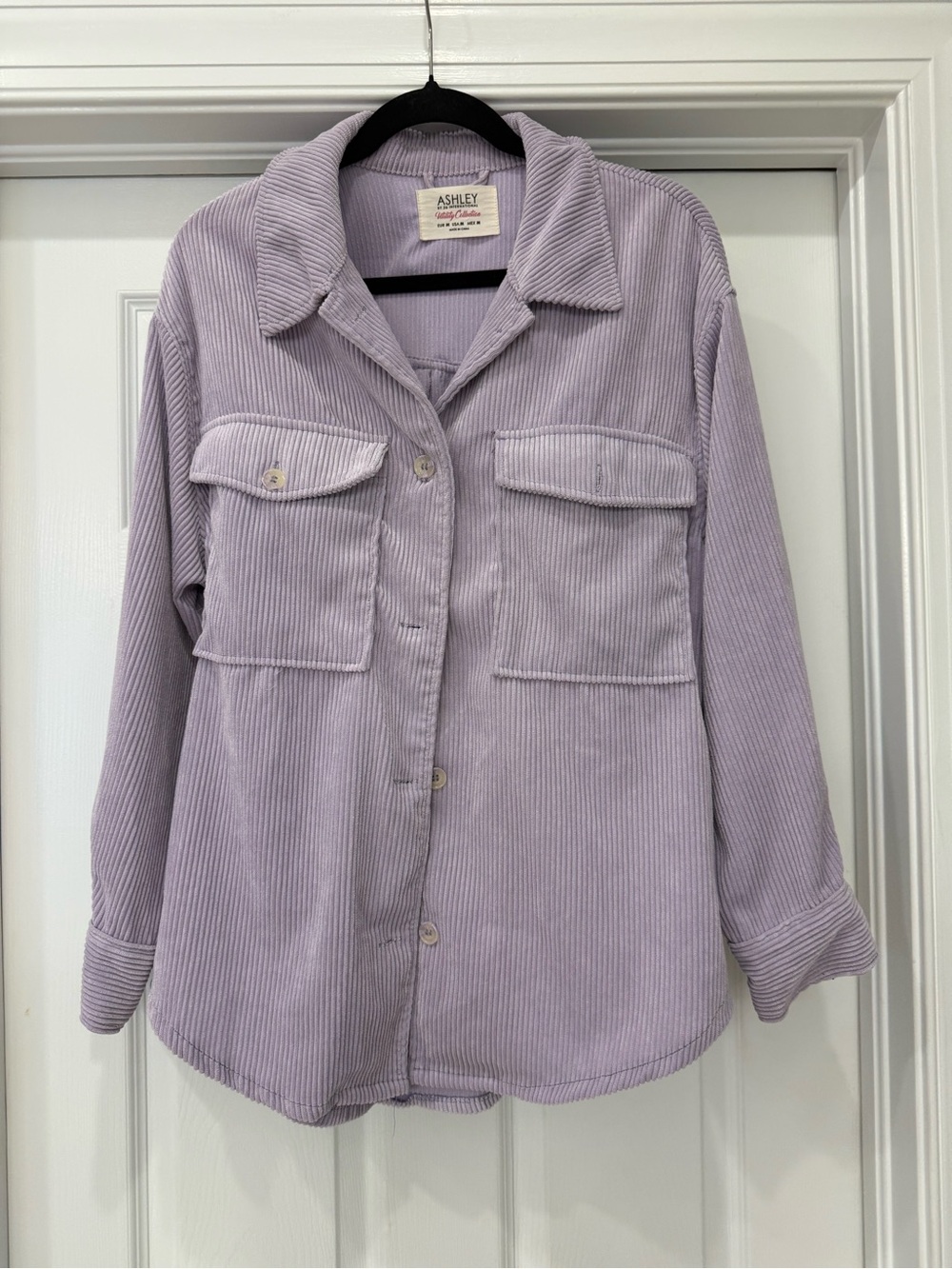 Ashley By 26 International Lilac Corduroy Jacket
